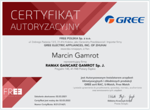 certyfikat RAMAX 3